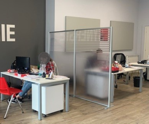 pannelli divisori autoportanti per ufficio