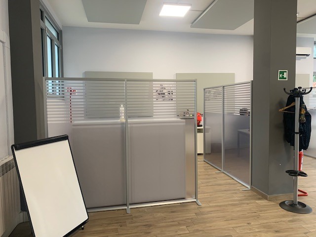 pannelli divisori autoportanti per ufficio